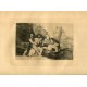 Aguafuerte de Goya. Consígalos bien, y en el siguiente. Placa 20 de la serie de grabados Disasters of War, edición de 1937.