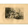 Goya etching. Get them well, and on to the next. Plate 20 from Disasters of War etching series, 1937 edition.
