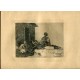 Goya etching. Appeals are in vain ('Clamores en vano'). Plate 54 from Disasters of War etching series, 1937 edition.