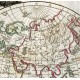 «Mappe Monde» por Robert Vaugondy  Delamarché Paris 1806