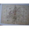 Ancienne carte de l'Europe. Robert de Vaugondy (1804)
