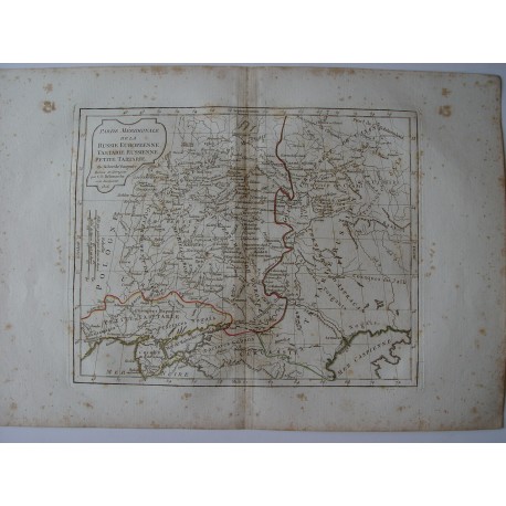 «Partie Meridionale de la Russie Europeenne Petit Tartarie» par Robert de Vaugondy-Delamarché 1806