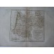 Mapa antiguo de las regiones occidentales de Francia. Roberto de Vaugondy (1794)