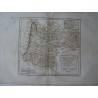 Mapa antiguo de las regiones occidentales de Francia. Roberto de Vaugondy (1794)