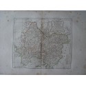Mapa antiguo de Baviera y Austria. Roberto de Vaugondy (1794)