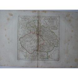 «Boheme Silesie Moravie Lusace par Robert de Vaugondy-Delamarché 1800