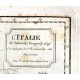 «L'Italie» par Robert de Vaugondy-Delamarché 1800