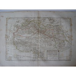 «Barbarie, Egypte, Nigritie, Guinee, Nubie, Abissinie par Robert de Vaugondy-Delamarché