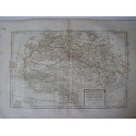Mapa antiguo de las regiones del norte de África. Roberto de Vaugondy (1794)