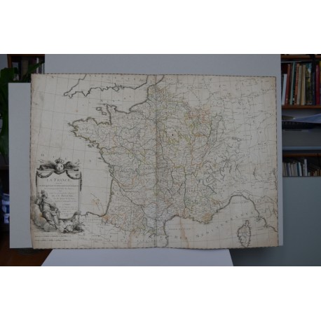 Brion de la Tour. «France divisee en ses 40 governements generaux comprenant l´Isle de Corse 1788.