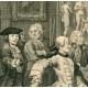 William Hogarth. Grabado nº 2 de ´Rake' s Process published according the Act of Parliament june 1735