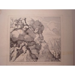 «Moisés recibe las tablas de los Diez Mandamientos en el Monte Sinaí»