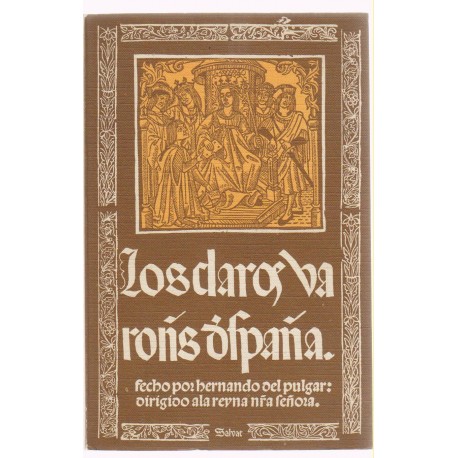 Los claros varones de España por Hernando del Pulgar, 1970