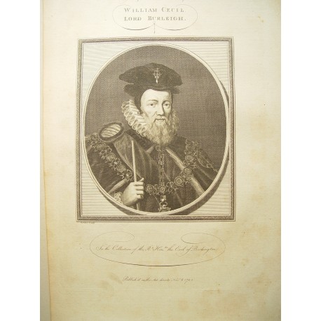 «William Cecil Lord Burleigh». Grabado por  John Goldar (Oxford1729-Londres1795).