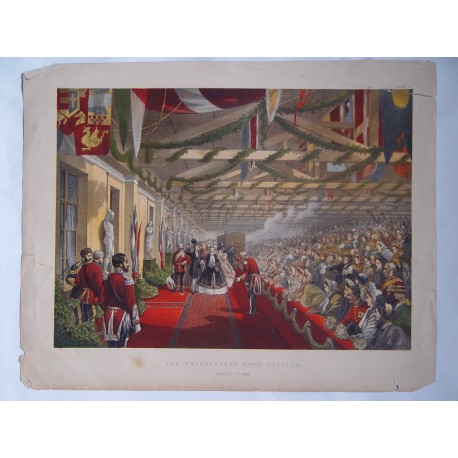 The Bricklayers Arms Station March 7th 1863