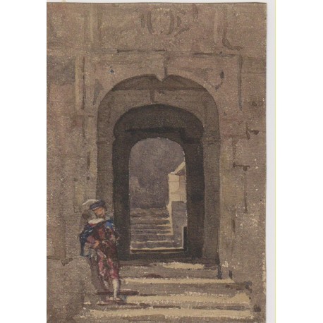 Personaje Acuarela inglesa