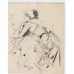 Año 1936. Catálogo Associació de Musica Da Camera  Festival de Mozart, direccion H. Scherchen, iustración Mas y Fondevila.