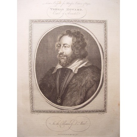 «Thomas Howard. Earl of Arundel» Grabado por John Goldar (Oxford,1729-Londre,1795) siguiendo la obra de Rubens.