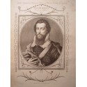 Robert Devereux, Earl of Essex, 1601. Grabado por Thomas Woodman, siguiendo obra de Isaac Oliver (Olivier)