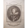 Henry Prince of Wales, son of K.James. Grabado por Page siguiendo obra de Isaac Oliver (Olivier).