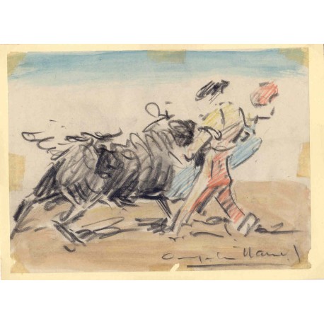 Angel Gonzalez Marcos. Dibujo ceras