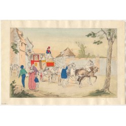 Eleanor E. Manly. Litografia coloreada