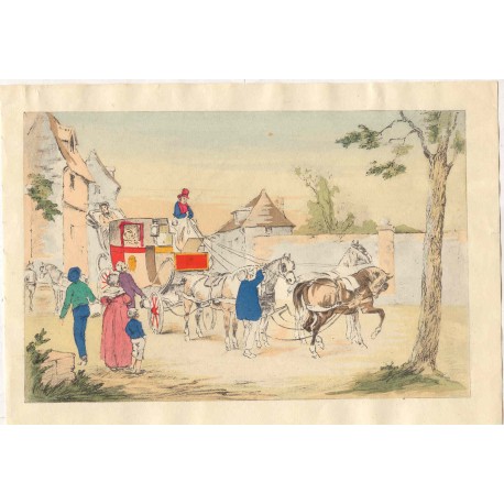 Eleanor E. Manly. Litografia coloreada