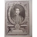 "Le roi Edouard VI". Gravure de P. Vanderbank, d'après l'oeuvre d'Edward Lutterel.