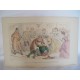 Senk ar arlways said ar could polish him off. Grabado coloreaoa por John Leech&Phiz. en 1840-1855