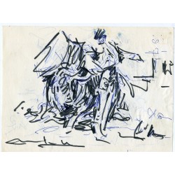 Angel Gonzalez Marcos. Dibujo rotulador