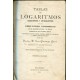 Tablas de logaritmos por el Dr. Luis Gonzaga Gascó de 1890. 3ª edición.