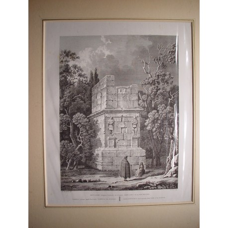 España. Cataluña. Tarragona. «Sepulcro de los Escipiones» Alexandre Laborde (1810-11).