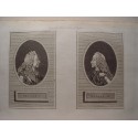 "George I and George II" Engraving for Ashburton's History of England.
