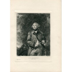 «Lord Heathfield» grabado por P.Adolphe Rajon(1842-1888) sobre obra de Reynolds