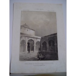 «Patio de la mezquita de Tetuan hoy dia iglesia de Nª Sra. De las Victorias»