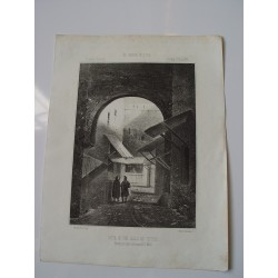 «Vista de una calle de Tetuan» 1860. remitida por nuestro correponsal D. E. Merás.