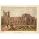 Gales. «Bangor Cathedral» grabado por Kronheim&Co.