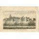 India. «A view of the castle of Surat» Grabado