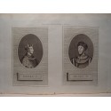 Henry V and Henry VI. Grabado por Pass. Engravig for Ashburton´s History of England.