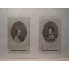 Henry V and Henry VI. Grabado por Pass. Engravig for Ashburton´s History of England.