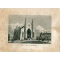 Trinity Chapel Bordesley. grabado por T. Radcliffe en 1829.