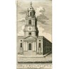 View of St. Botolph's Church. grabado por John Cooke en 1770