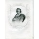 Retrato. Casimir Delavigne grabado por A. Riffaut
