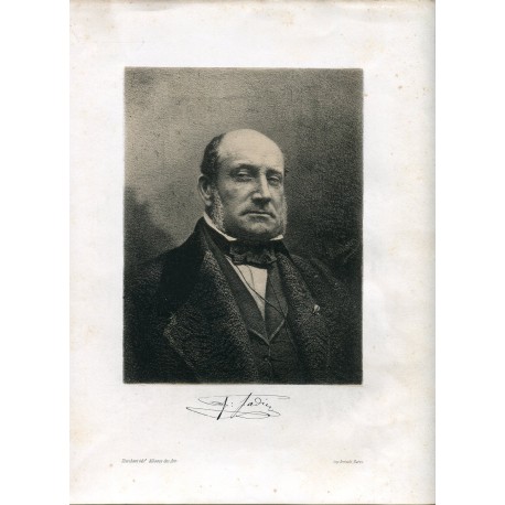 Retrato. Grabado para la edición La Alliance des Arts.