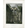 Chapelle de Holyrood, gravée par J.Greig. Drew : L. Clennell