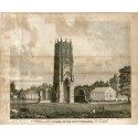 View of the tower of the Grey Friars, Richmond por W.R. Robinson 1823