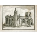 North East view of Hillesdon Church grabado por S. Lysons en 1822