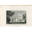Escocia. Gordon Castle, Banffshire, grabado por W. Faithon 1829-1831