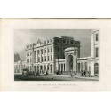 Escocia. New Post Office, Waterloo Place grabado por Alexander Mc.Clatchie 1829
