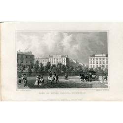 Escocia. Part of Royal Circus, Edimburgo, grabado por h.W.Bond.